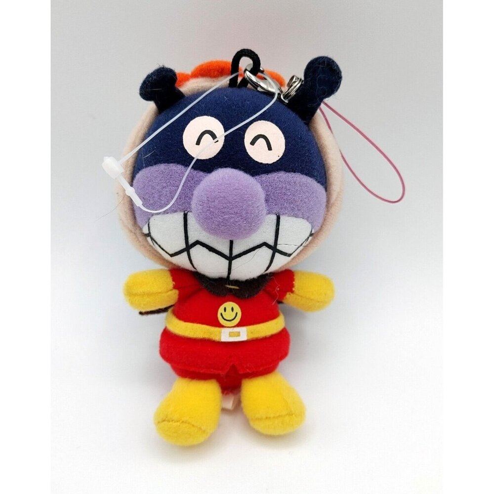 Anpanman Children Museum Baikinman SEGA Toys 2010 Plush 4" Dressed Up